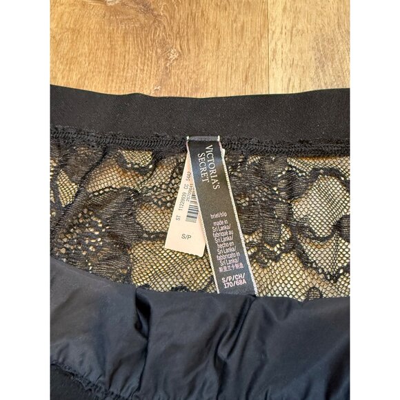 Victorias Secret Black Lace‎ Boxer Briefs S Comfortable Stretch NWT - Picture 5 of 6
